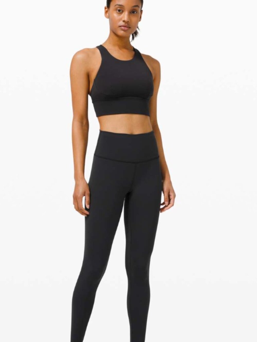 Lululemon Wunder Train Longline SportsBra *Medium Support, C/D Cups Black 4 $68 - Picture 3 of 7